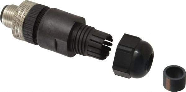 Brad Harrison - 4 Amp, Male Straight Field Attachable Connector Sensor and Receptacle - 250 VAC, 300 VDC, IP67 Ingress Rating - Americas Industrial Supply