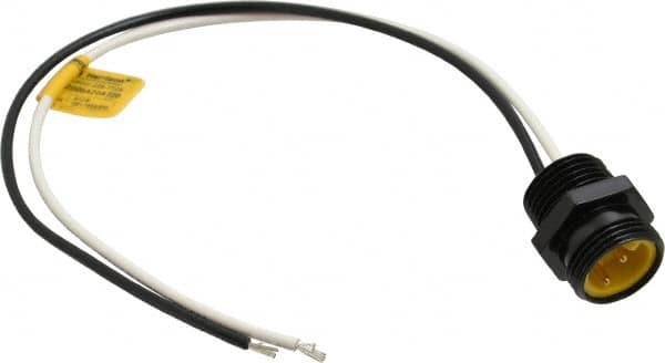 Brad Harrison - 13 Amp, Male Straight Receptacle - 600 VAC/VDC, 0.31m Cable Length, IP67 Ingress Rating - Americas Industrial Supply