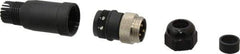 Brad Harrison - 8 Amp, Male Straight Field Attachable Connector Sensor and Receptacle - 600 VAC/VDC, IP67 Ingress Rating - Americas Industrial Supply