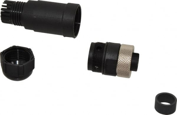 Brad Harrison - 8 Amp, Female Straight Field Attachable Connector Sensor and Receptacle - 600 VAC/VDC, IP67 Ingress Rating - Americas Industrial Supply