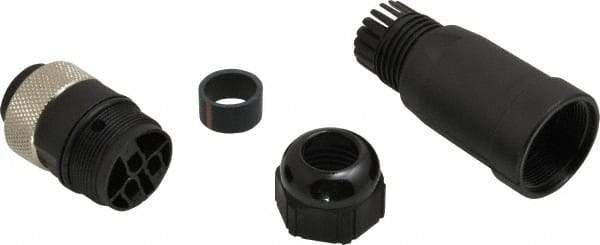 Brad Harrison - 13 Amp, Male Straight Field Attachable Connector Sensor and Receptacle - 600 VAC/VDC, IP67 Ingress Rating - Americas Industrial Supply