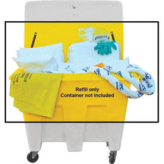 Brady SPC Sorbents - 126 Gal Capacity Oil Only Spill Kit - No Container Included - Refill Only - Americas Industrial Supply