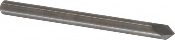 Accupro - 1/8" Diam 2 Flute Single End Solid Carbide Chamfer Mill - Americas Industrial Supply