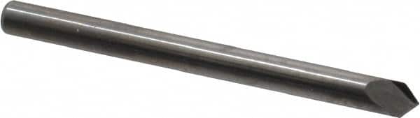 Accupro - 1/8" Diam 2 Flute Single End Solid Carbide Chamfer Mill - Americas Industrial Supply