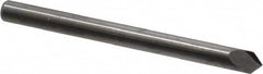 Accupro - 1/8" Diam 2 Flute Single End Solid Carbide Chamfer Mill - Americas Industrial Supply