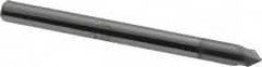 Accupro - 1/8" Diam 2 Flute Single End Solid Carbide Chamfer Mill - Americas Industrial Supply