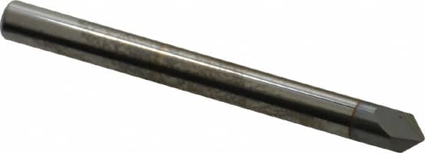 Accupro - 3/16" Diam 2 Flute Single End Solid Carbide Chamfer Mill - Americas Industrial Supply