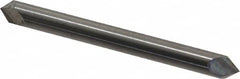 Accupro - 3/16" Diam 2 Flute Double End Solid Carbide Chamfer Mill - Americas Industrial Supply