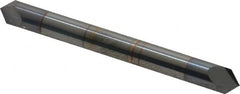 Accupro - 3/16" Diam 2 Flute Double End Solid Carbide Chamfer Mill - Americas Industrial Supply