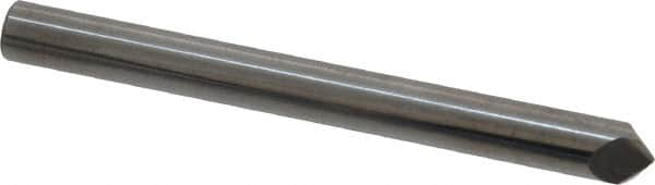 Accupro - 3/16" Diam 2 Flute Single End Solid Carbide Chamfer Mill - Americas Industrial Supply