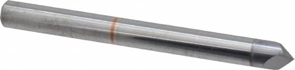Accupro - 3/16" Diam 2 Flute Single End Solid Carbide Chamfer Mill - Americas Industrial Supply