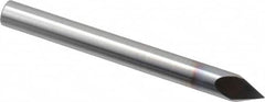 Accupro - 1/4" Diam 2 Flute Single End Solid Carbide Chamfer Mill - Americas Industrial Supply