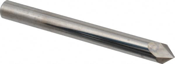 Accupro - 1/4" Diam 2 Flute Single End Solid Carbide Chamfer Mill - Americas Industrial Supply