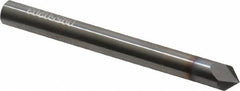 Accupro - 1/4" Diam 2 Flute Single End Solid Carbide Chamfer Mill - Americas Industrial Supply