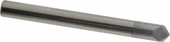 Accupro - 1/4" Diam 2 Flute Single End Solid Carbide Chamfer Mill - Americas Industrial Supply