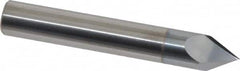 Accupro - 3/8" Diam 2 Flute Single End Solid Carbide Chamfer Mill - Americas Industrial Supply