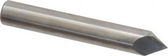 Accupro - 3/8" Diam 2 Flute Single End Solid Carbide Chamfer Mill - Americas Industrial Supply