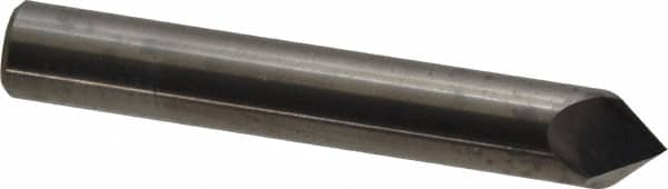 Accupro - 3/8" Diam 2 Flute Single End Solid Carbide Chamfer Mill - Americas Industrial Supply