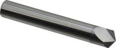 Accupro - 3/8" Diam 2 Flute Single End Solid Carbide Chamfer Mill - Americas Industrial Supply