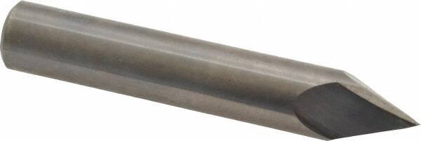 Accupro - 1/2" Diam 2 Flute Single End Solid Carbide Chamfer Mill - Americas Industrial Supply