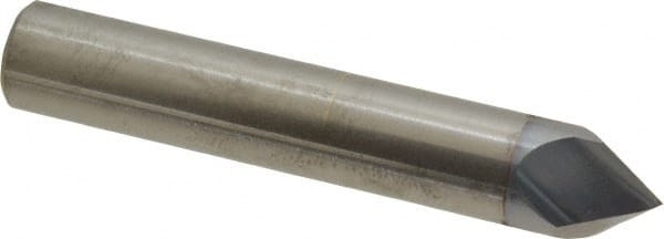 Accupro - 1/2" Diam 2 Flute Single End Solid Carbide Chamfer Mill - Americas Industrial Supply