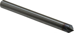Accupro - 1/4" Diam 4 Flute Single End Solid Carbide Chamfer Mill - Americas Industrial Supply