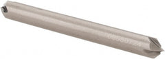 Accupro - 1/4" Diam 4 Flute Double End Solid Carbide Chamfer Mill - Americas Industrial Supply
