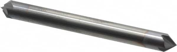 Accupro - 1/4" Diam 4 Flute Double End Solid Carbide Chamfer Mill - Americas Industrial Supply