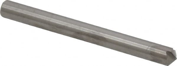 Accupro - 1/4" Diam 4 Flute Single End Solid Carbide Chamfer Mill - Americas Industrial Supply