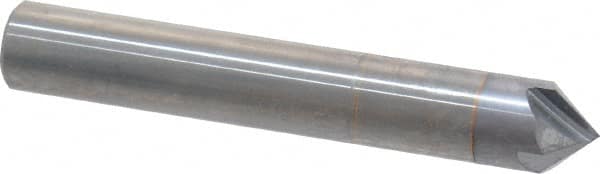 Accupro - 3/8" Diam 4 Flute Single End Solid Carbide Chamfer Mill - Americas Industrial Supply