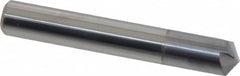 Accupro - 3/8" Diam 4 Flute Single End Solid Carbide Chamfer Mill - Americas Industrial Supply