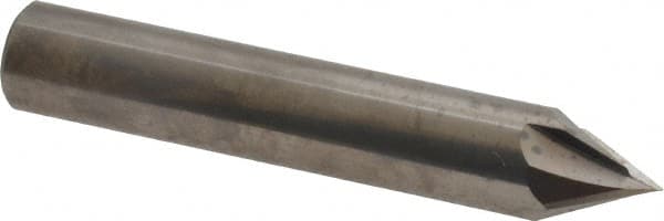 Accupro - 1/2" Diam 4 Flute Single End Solid Carbide Chamfer Mill - Americas Industrial Supply