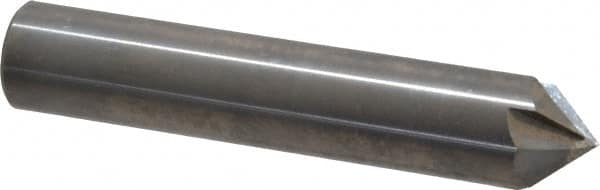 Accupro - 3/4" Diam 4 Flute Single End Solid Carbide Chamfer Mill - Americas Industrial Supply