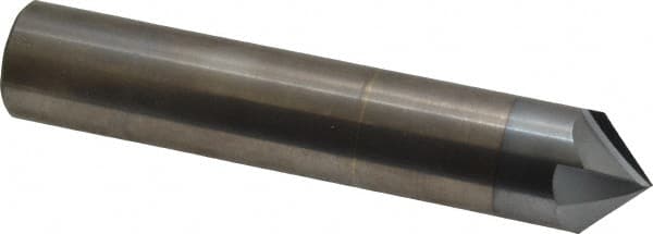 Accupro - 3/4" Diam 4 Flute Single End Solid Carbide Chamfer Mill - Americas Industrial Supply