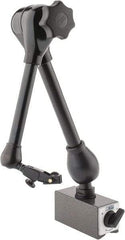 Noga - 286 Lb Magnetic Force, Fine Adjustment Indicator Positioner & Holder with Base - Articulated Arm, Rectangular Base, 55mm Base Height, 120mm Base Length, 50mm Base Width - Americas Industrial Supply