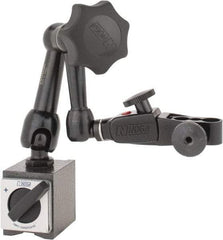 Noga - 70 Lb Magnetic Force, Fine Adjustment Indicator Positioner & Holder with Base - Articulated Arm, Rectangular Base, 35mm Base Height, 40mm Base Length, 30mm Base Width - Americas Industrial Supply
