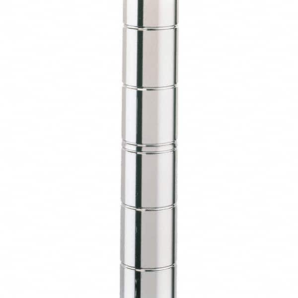 Metro - 1" Wide x 63" High x 1" Long Open Shelving Stationary Shelving Post - Americas Industrial Supply