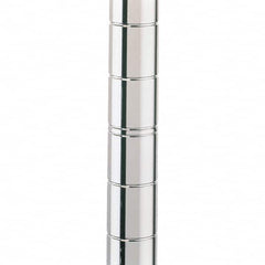 Metro - 1" Wide x 63" High x 1" Long Open Shelving Stationary Shelving Post - Americas Industrial Supply