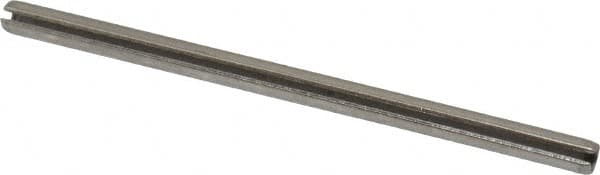 Value Collection - 5/64" Diam x 1-1/2" Long Slotted Spring Pin - Grade 18-8 Stainless Steel - Americas Industrial Supply