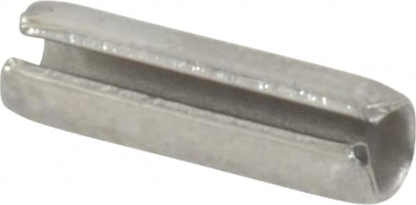Value Collection - 1/8" Diam x 7/16" Long Slotted Spring Pin - Grade 18-8 Stainless Steel - Americas Industrial Supply
