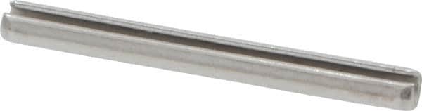 Value Collection - 1/8" Diam x 1-1/4" Long Slotted Spring Pin - Grade 18-8 Stainless Steel - Americas Industrial Supply