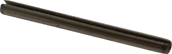Value Collection - 1/8" Diam x 1-1/2" Long Slotted Spring Pin - Grade 18-8 Stainless Steel - Americas Industrial Supply