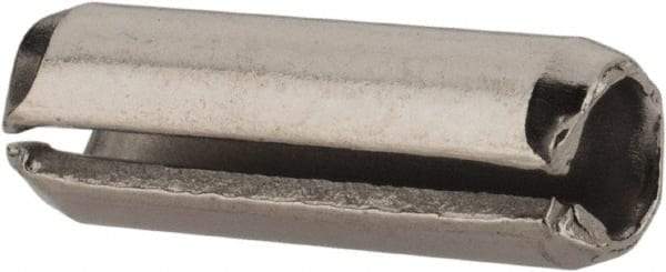 Value Collection - 3/16" Diam x 9/16" Long Slotted Spring Pin - Grade 18-8 Stainless Steel - Americas Industrial Supply