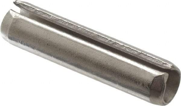 Value Collection - 3/16" Diam x 13/16" Long Slotted Spring Pin - Grade 18-8 Stainless Steel - Americas Industrial Supply