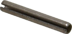 Value Collection - 3/16" Diam x 1-1/4" Long Slotted Spring Pin - Grade 18-8 Stainless Steel - Americas Industrial Supply