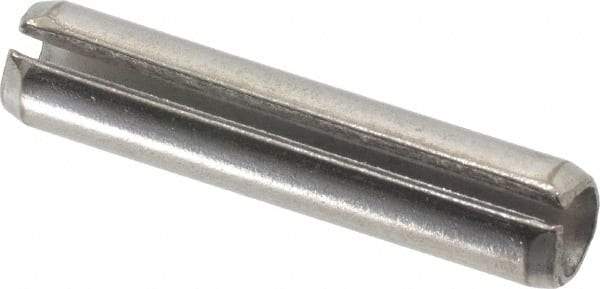Value Collection - 5/16" Diam x 1-1/2" Long Slotted Spring Pin - Grade 18-8 Stainless Steel - Americas Industrial Supply