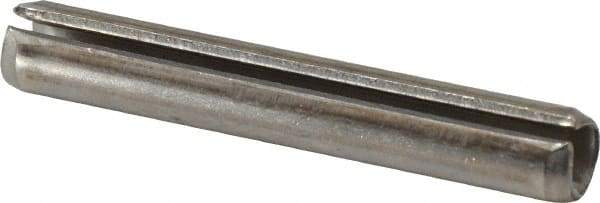 Value Collection - 3/8" Diam x 2-1/2" Long Slotted Spring Pin - Grade 18-8 Stainless Steel - Americas Industrial Supply