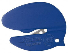 PHC - Fixed Film Cutter - 1/2" Blade, Blue Plastic Handle, 1 Blade Included - Americas Industrial Supply