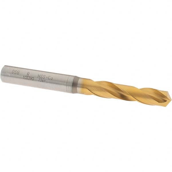 OSG - 0.339" 130° Spiral Flute Cobalt Screw Machine Drill Bit - Americas Industrial Supply