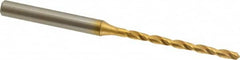 OSG - #39 130° Cobalt Jobber Drill - TiN Finish, Right Hand Cut, Spiral Flute, Straight Shank, 2-13/16" OAL, Standard Point - Americas Industrial Supply